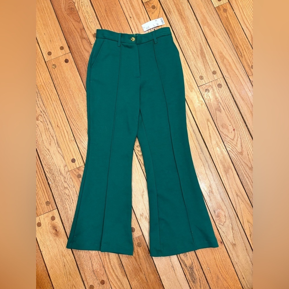 Urban Outfitters Kelly Green Flare Pants cotton medium